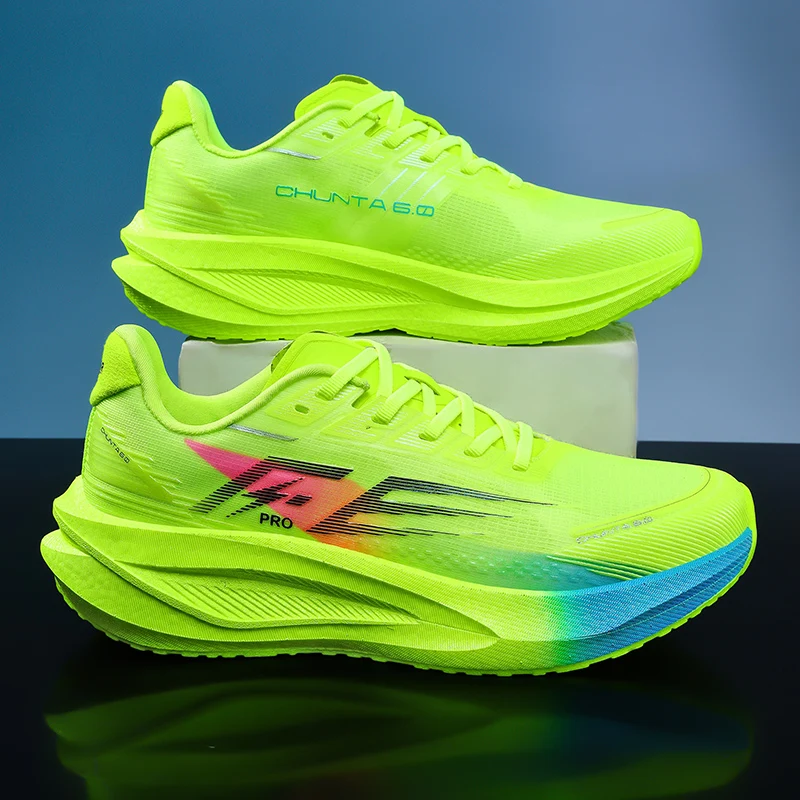 Men Running Shoes Carbon Plate Marathon Speciality Sports Outdor Breathable Lightweight Comfortable Woman Athletic Race Sneakers