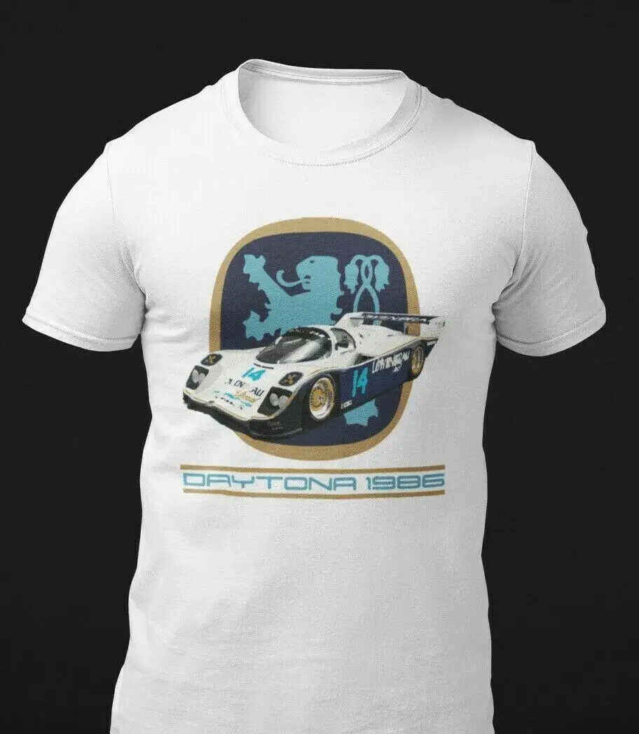 

1986 Holbert Lowenbrau 962 IMSA GTP Racecar White T Shirt