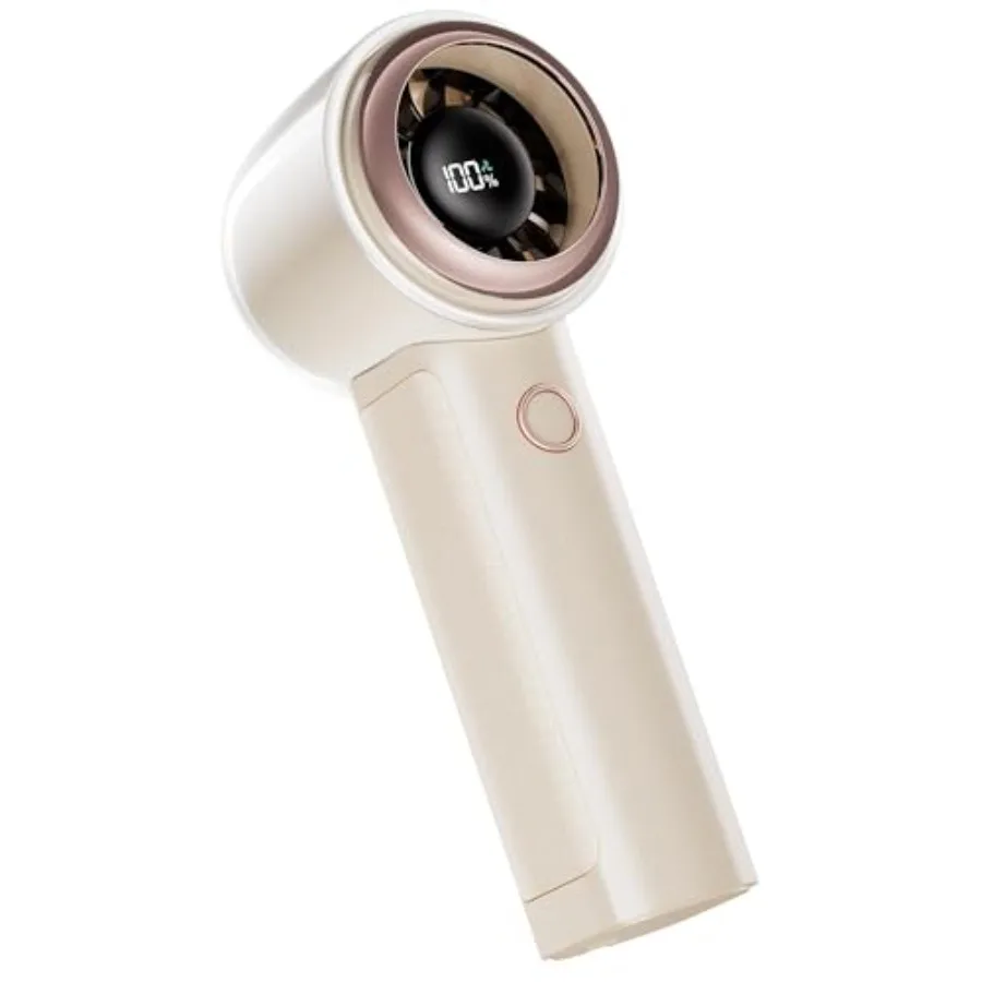

Portable Handheld Personal Cool Fan for Travel - 4000mAh Rechargeable Battery Powerful Mini Fan for Personal, Women, Men, 15000