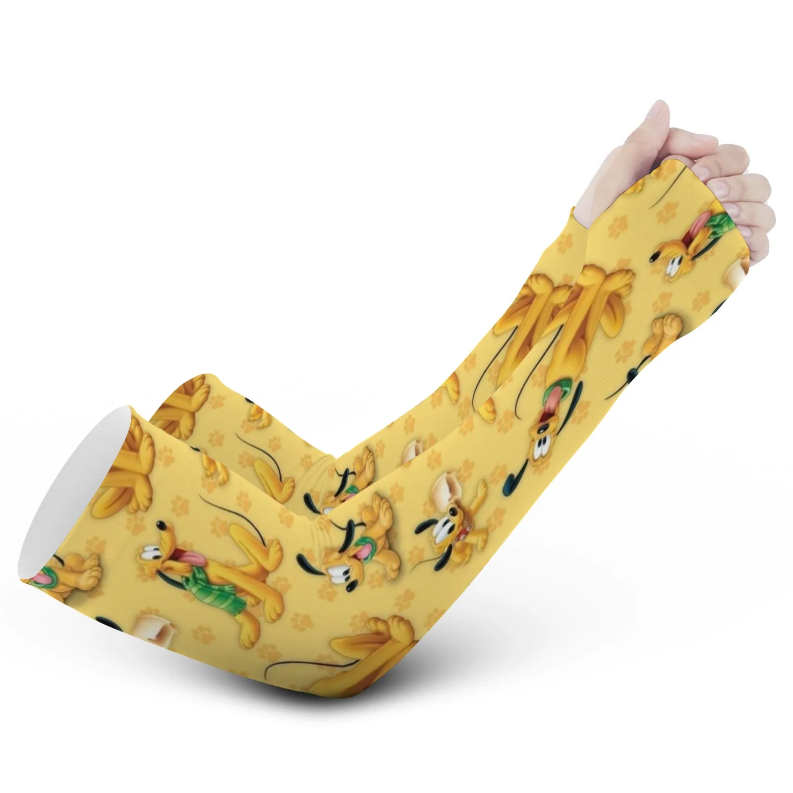 

Customizable Disney Classic Pluto Cartoon Ice Sleeves – Sun - Protective, Breathable & Quick - Dry for Fun Outdoor Activities