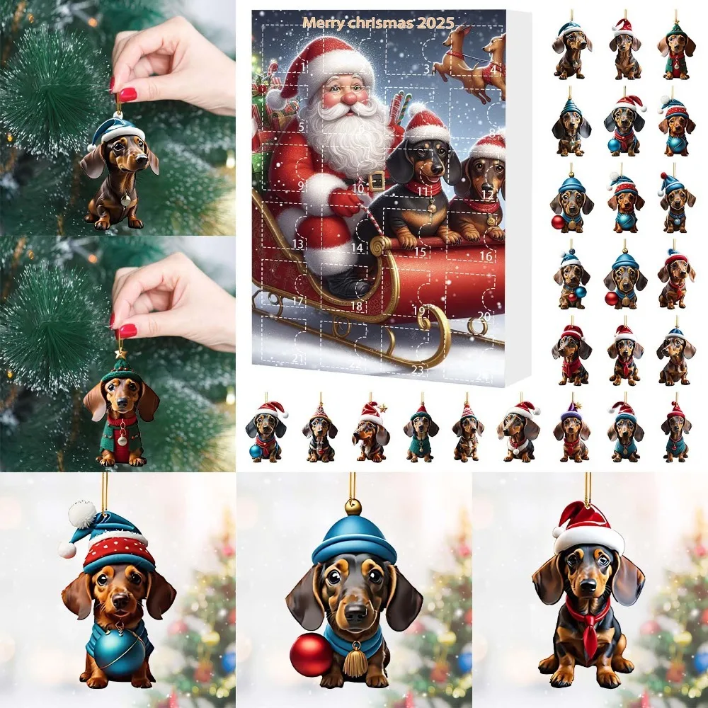 عيد الميلاد تقويم القدوم يعرض هدية صندوق زينة 2025 هدايا جديدة تمثال الأشياء DIY بها بنفسك عيد الميلاد التقويم هدايا مضحكة #4