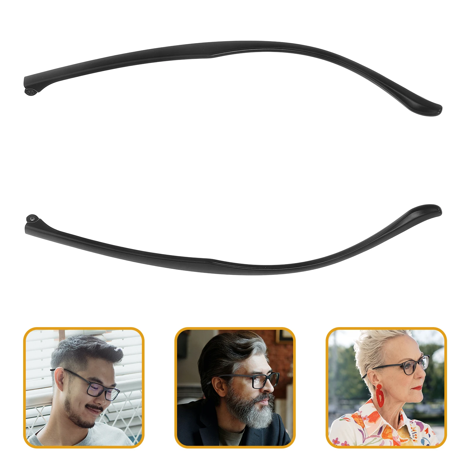 

1 Pair Replacement Eyeglass Arms Tr Material Universal Fit Comfortable Stable Easy Installation Glasses Temple Parts Anti Slip