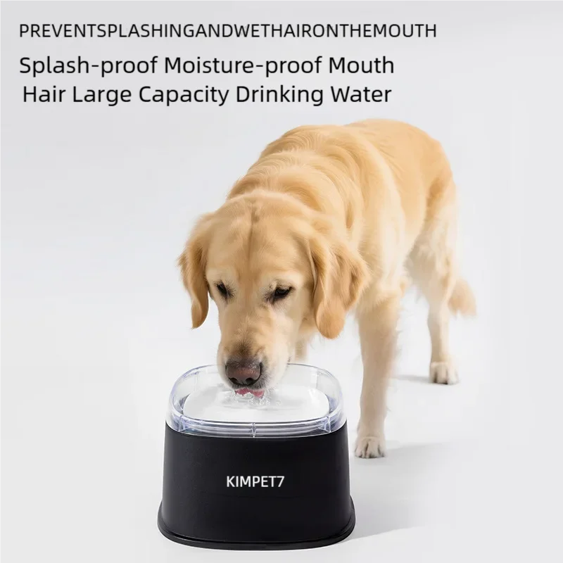 

Защита от проливания миска для воды для собак, 2000 мл, большая емкость, медленная поилка для грязных поилок, диспенсер для питья для домашних животных, щенков, котят