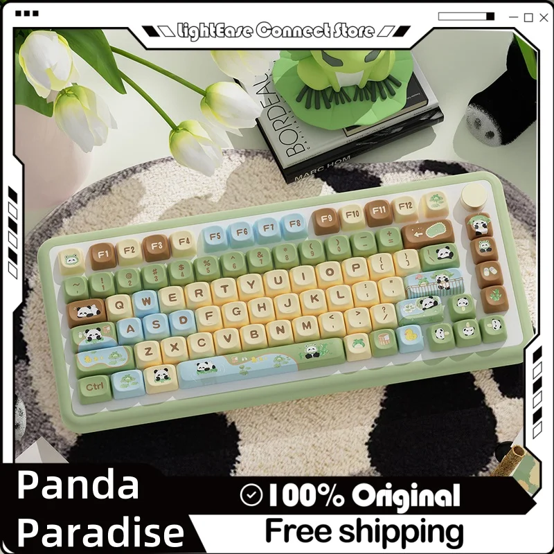 

Персонализированная пятисторонняя клавиатура Panda Paradise с 112 клавишами Mca High Pbt, термосублимация, индивидуальная механическая клавиатура