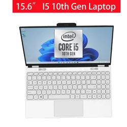 Molosuper-ordenador portátil con Windows 10, Notebook de Metal con procesador Core I5 de 10. ª generación, Quad Core, 8 hilos, 16GB /8GB RAM, SSD, 15,6 pulgadas