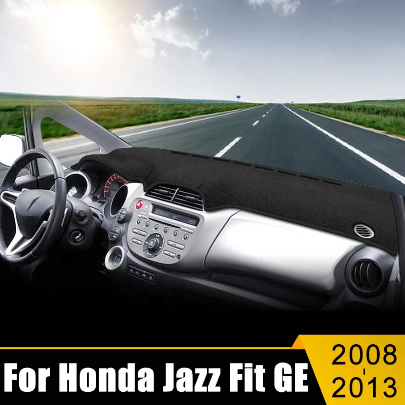 

Car Accessories For Honda Fit Jazz GE 2008 2009 2010 2011 2012 2013 Dashboard Cover Avoid Light Pad Sun Shade Anti-UV Carpet Mat