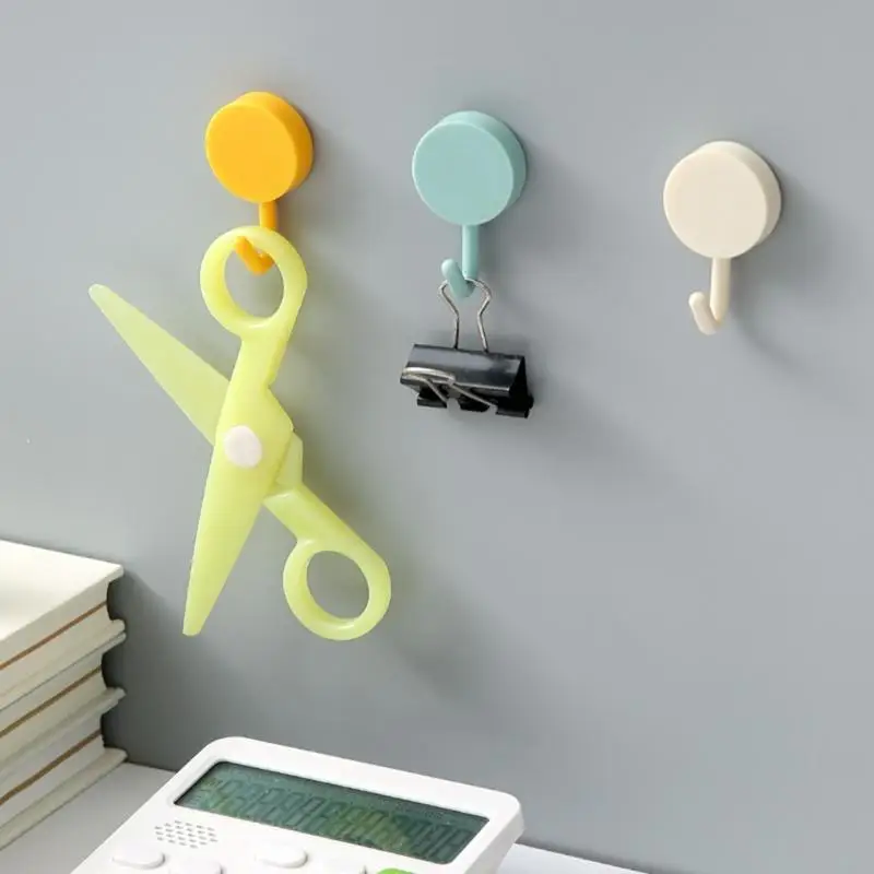 Adhesive Decorative Wall Hook Damage Frees Installation Strong Hold Bathroom Kitchen Use ABS Plastic Waterproof Hanger - Image 3