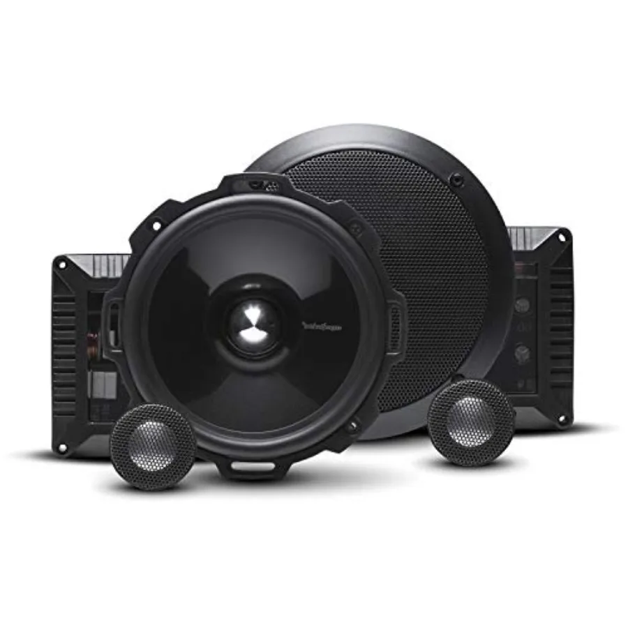 

Car audio application aluminum component speaker system black high-power handling and wide frequency response