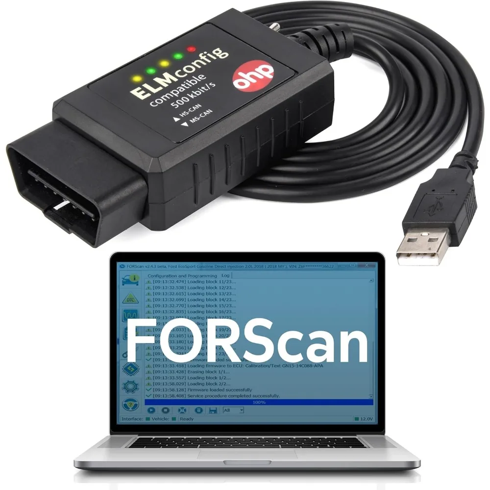 

OBD2 USB-диагностический сканер с MS/HS-Can Switch для автомобилей Ford Lincoln Mazda Mercury