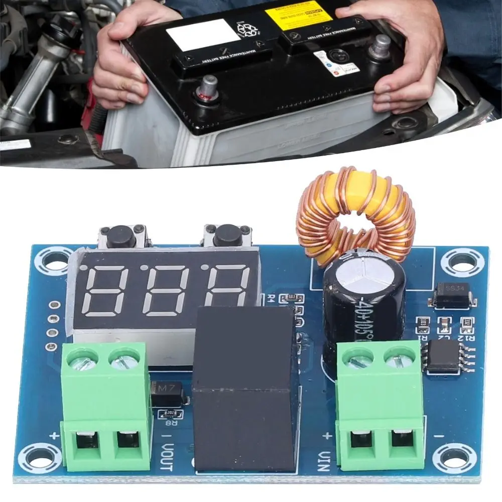 2Pcs XH-M609 Voltage Protection Module 0.1V Control Accuracy Digital LED Display Battery Protection Module Protection Module