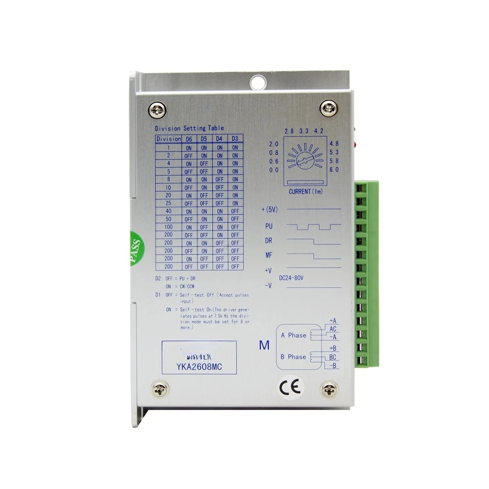 

New and Original 2-phase CNC stepper motor driver YKA2608MC