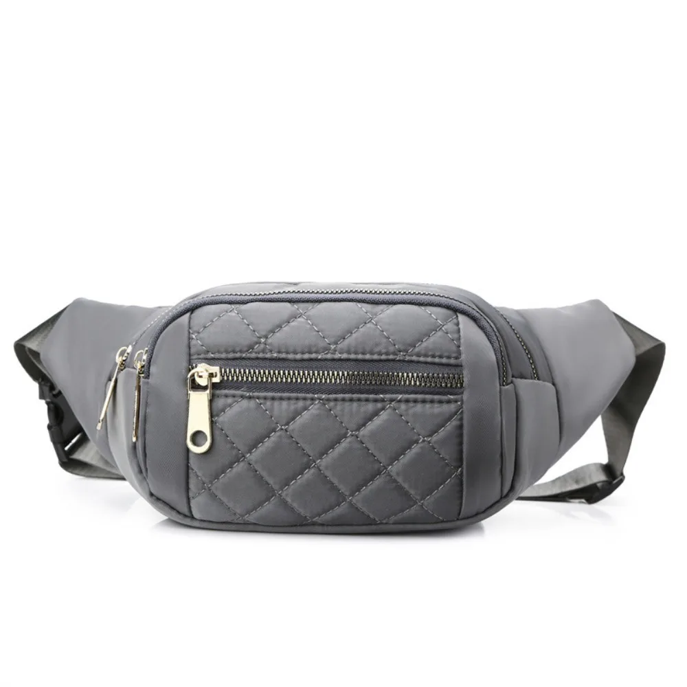 

Модная клетчатая поясная сумка, водонепроницаемая поясная сумка, кошелек Оксфорд, повседневная нагрудная сумка для мужчин и женщин