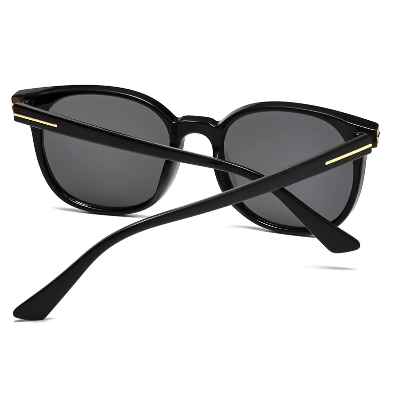 Classic retro premium sense frame con cerniera in metallo T-word frame eleganti occhiali da sole per pendolari