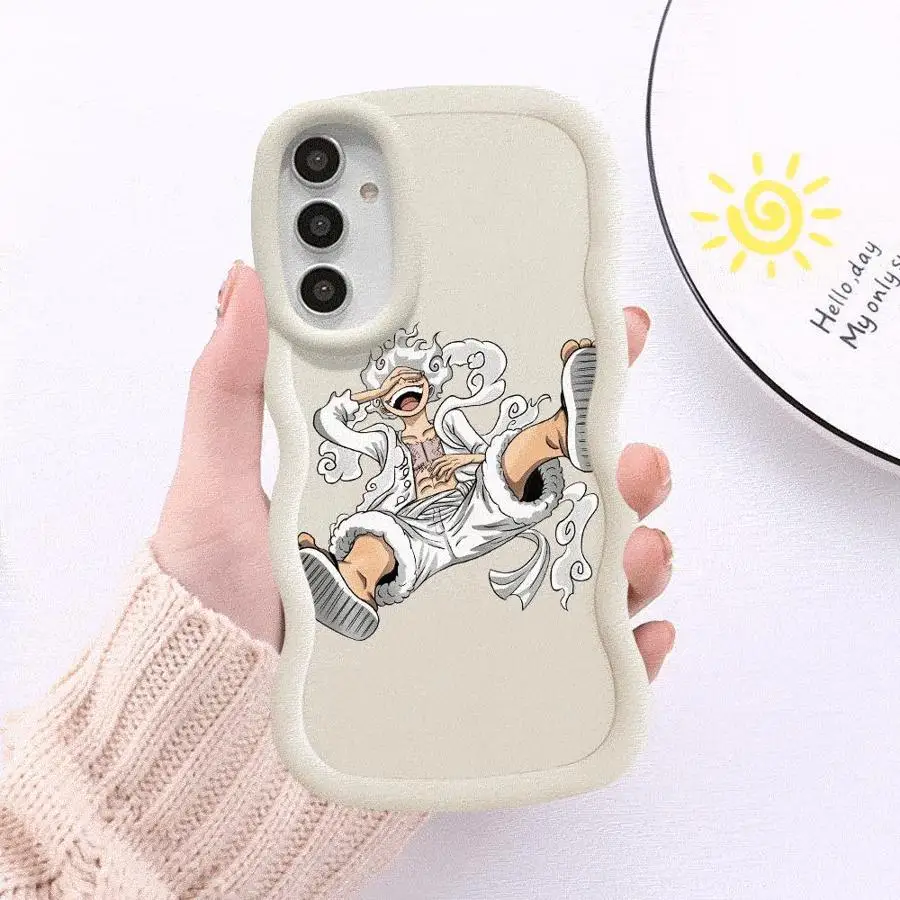 Japan Anime Luffys Gear 5 Phone Case For Samsung Galaxy A12 A13 14 A15 A24 25 A22 A16 A23 A32 A33 34 A35 A52 A53 A54 55 A73