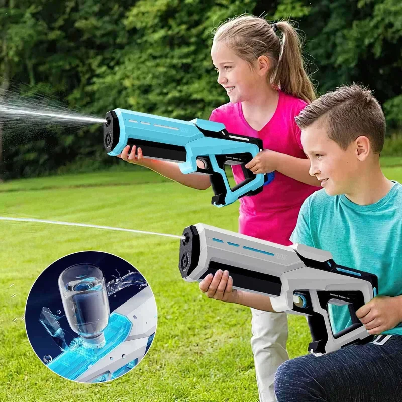 

Large Capacity Electric Water Guns Children Outdoor Beach Swimming Pool Toys Adults Powerful Squirt Automatic Water Blasters Gun