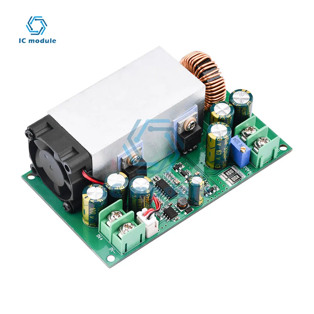 Professional Step-down Powe DC-DC Buck Converter Step Down Module DC 12V-75V To 5-48V 25A Adjustable Voltage Step Down Converter