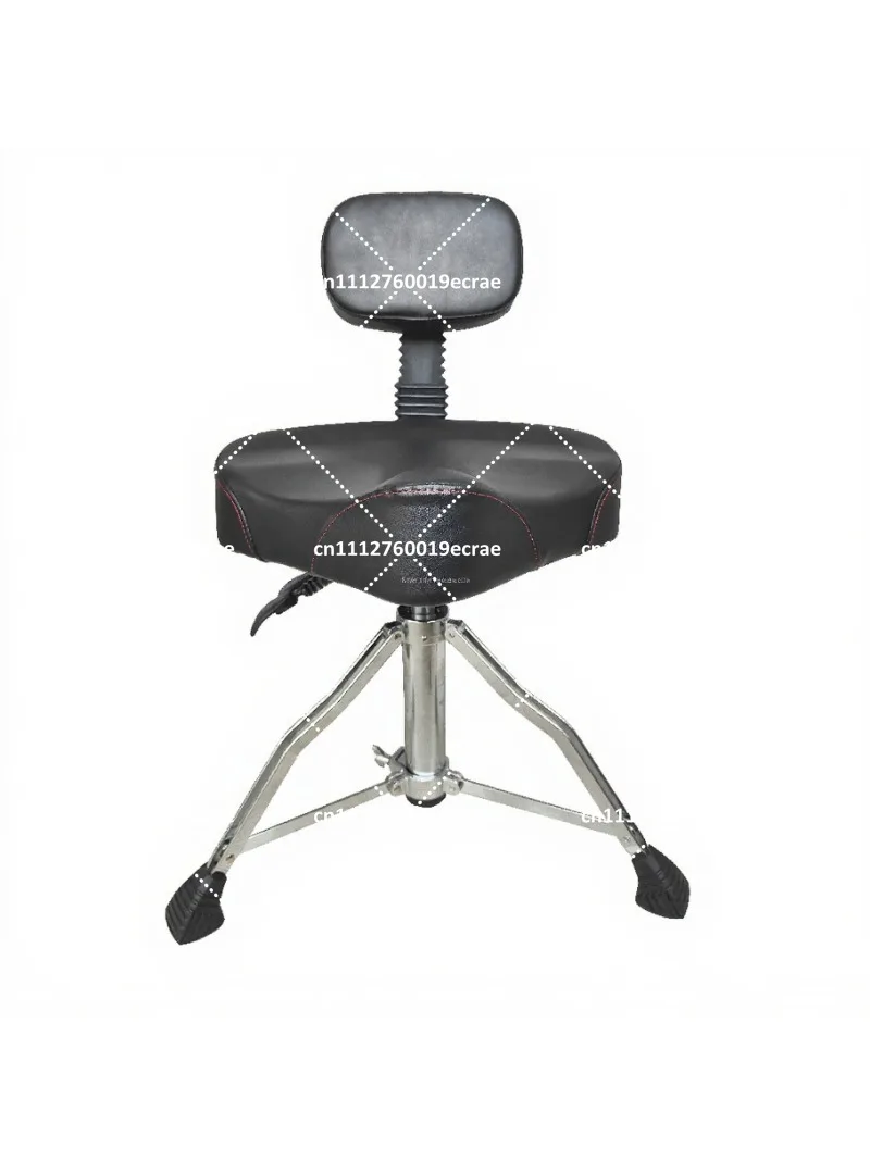 Heavy Duty Hydraulic Drum Stool with Backrest, Portable Removable Motorcycle Style Drum Chair Seat