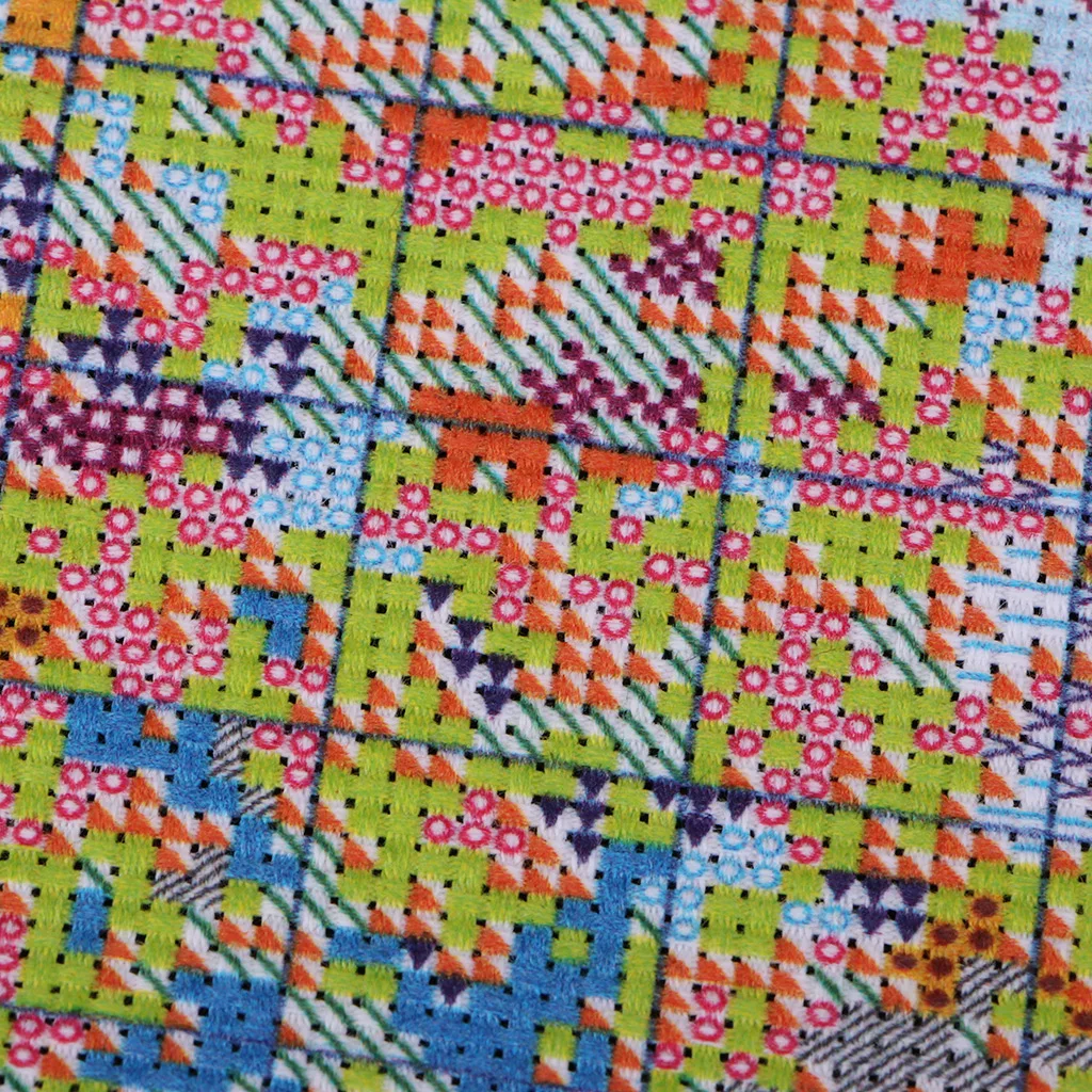 DIY Stamped Cross Stitch Kits 11CT Printed Canvas Needlecrafts Easy Sewing Set for Bedroom Living Room Beginners