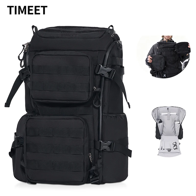 Mochila Timeet para acampar, bolsa de escalada impermeable de gran capacidad de 26l, mochila de viaje ultraligera para hombre, mochila para ordenador portátil para senderismo al aire libre