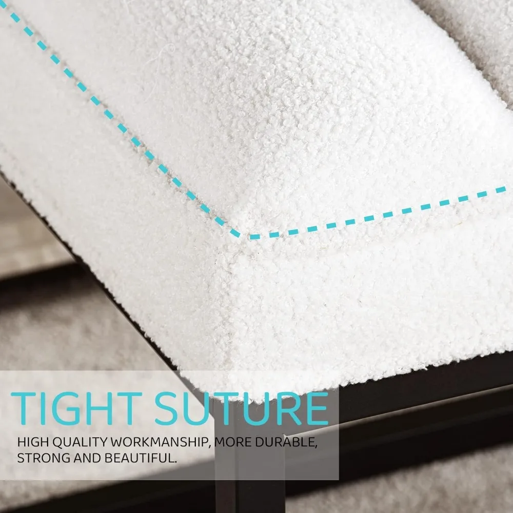 오토만 벤치 신발장 수납 신발 랙, 인조 가죽 침실 벤치, 버튼 터프팅 현관 벤치 오토만