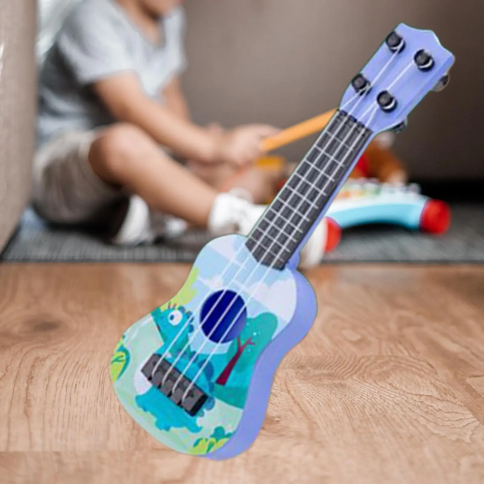 Mini Ukulele Guitar Toy Skill Improving Developmental for Birthday Gifts