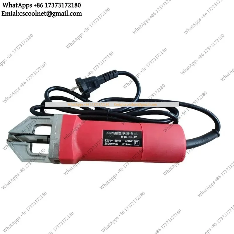 JS02 Electric Outside and Inside Angle Milling Leveling Machine for Plastic Steel Doors Windows Flat Weld Cleaning