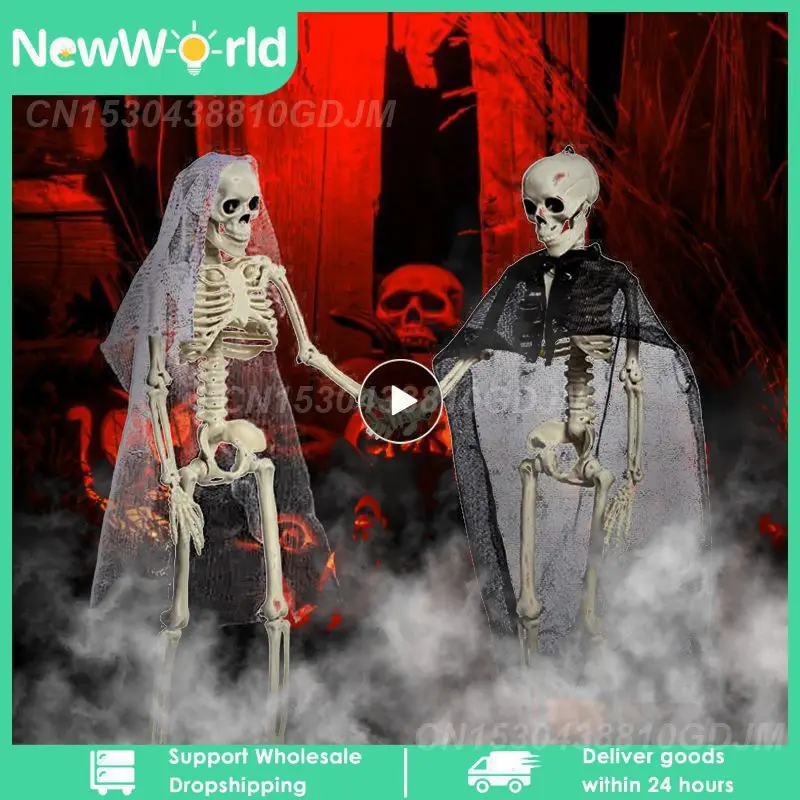 Halloween Simulation Interesting Party Dressing Terrifying Appearance Exquisite Workmanship Home Decoration Human Skeleton