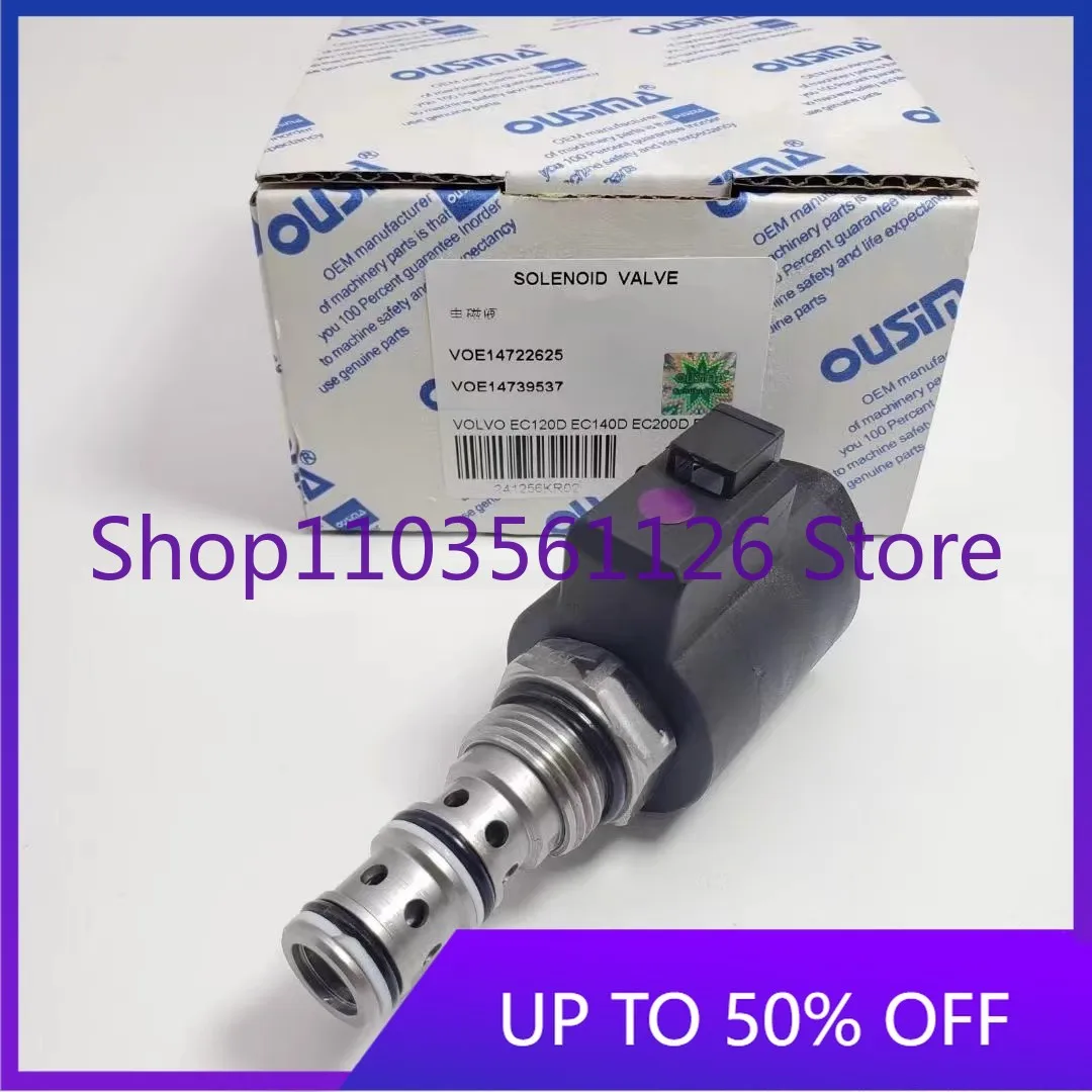 

EC120D 140D 200D 220D High Quality Pilot Proportional Solenoid Valve VOE14722625 for Construction Equipment