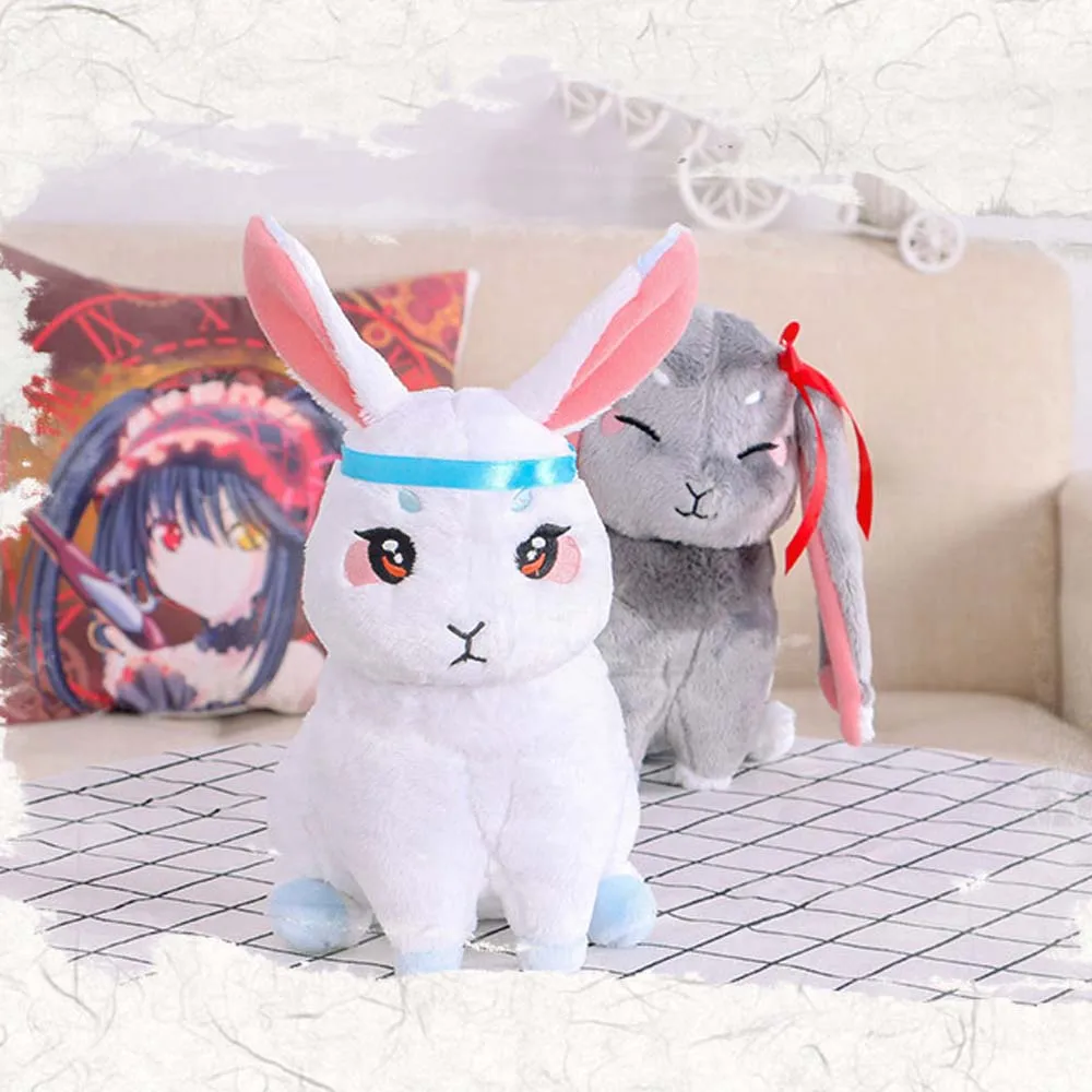 Regali per bambini Coniglio Kawaii Bambole anime Coniglietto Gran Maestro di Demoniaco Mo Dao Zu Shi Giocattoli di peluche Peluche Bambola di peluche