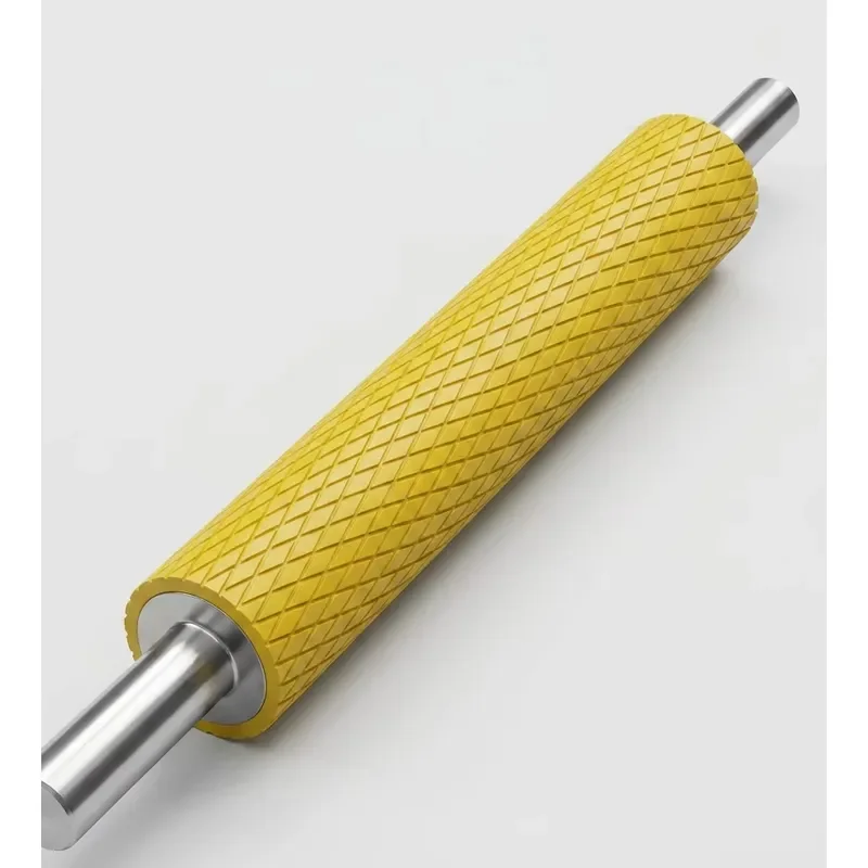 Customized Polyurethane Molded Rubber Roller Cutting Molding Laminating Machine Printing Applications Linye Model 003