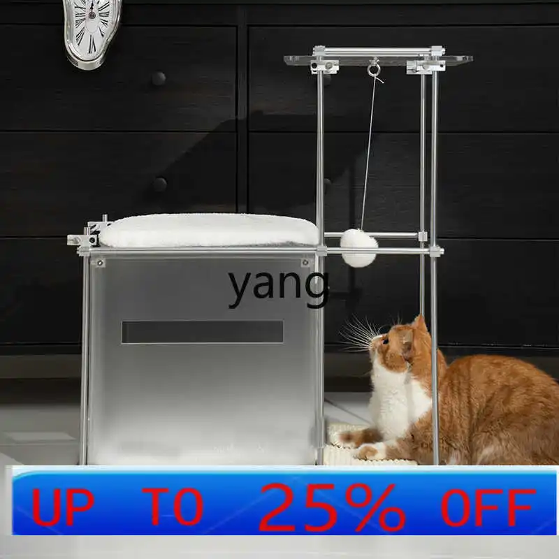 

CX household indoor cat villa does not occupy a small two-story integrated function cat climbing frame