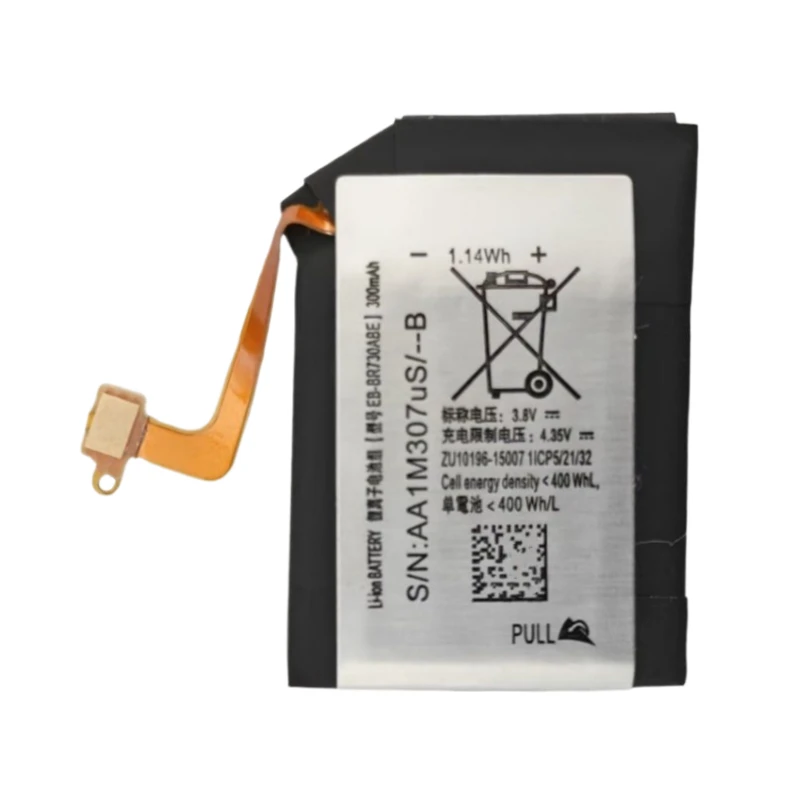 Bateria do telefonu 3.8V 300mAh EB-BR730ABE do Samsung Gear Sport SM-R600 S2 3G SM-R730A/R730S/R730V/R730T/R735T Nowa, wysokiej jakości