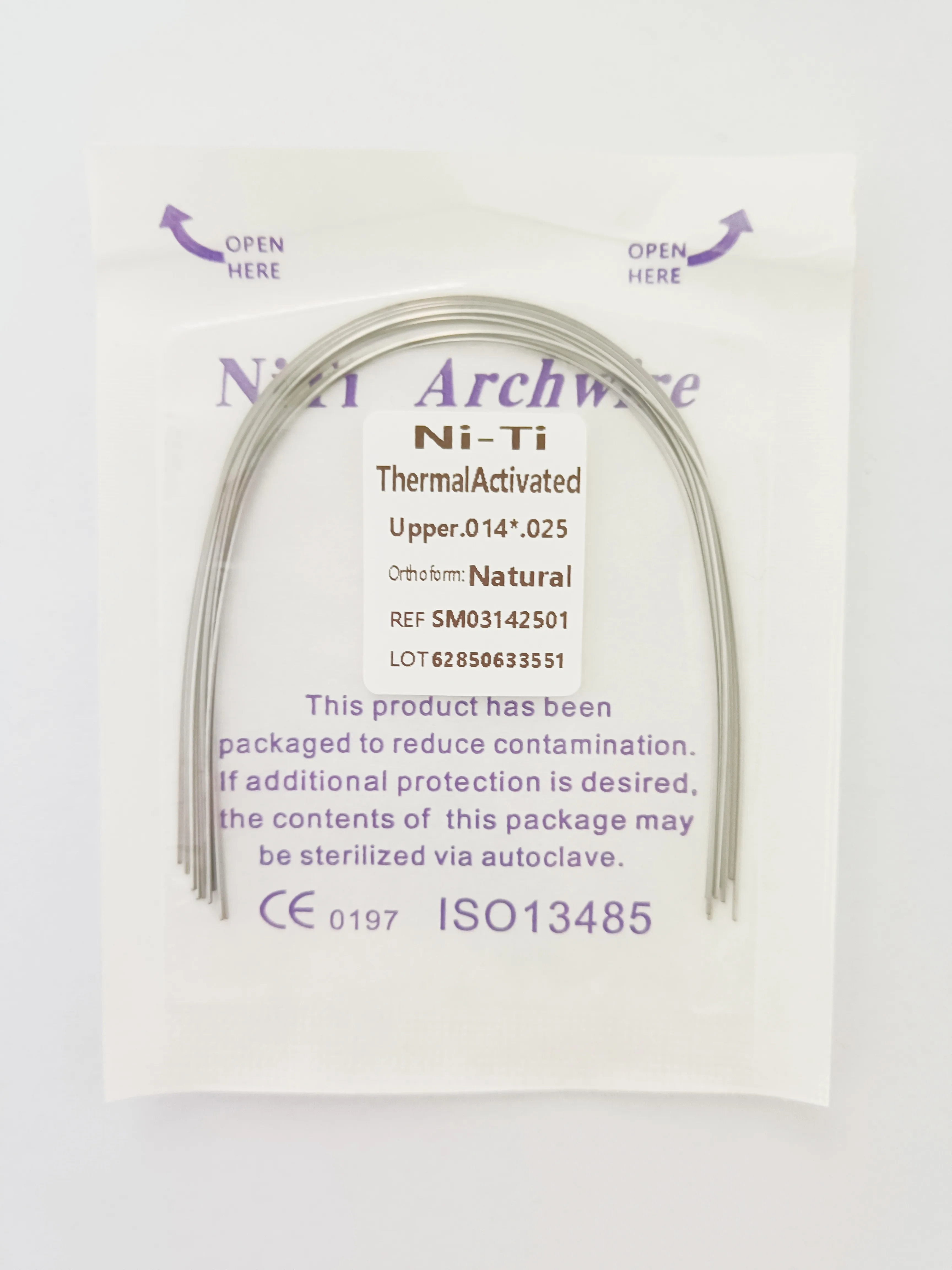 10 bag Dental Orthodontic Wires Thermal Activated Ovoid/Natural Form Rectangular Archwire Dentistry Ortho Materials