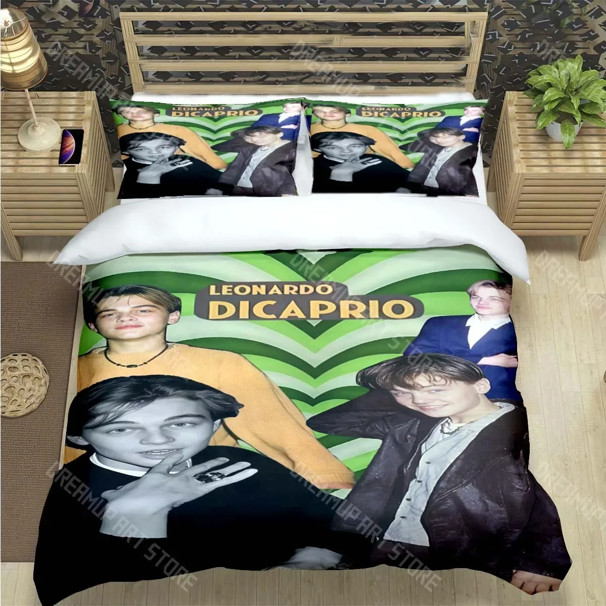 

Известный актер L-Leonardo DiCaprio, комплекты постельного белья с принтом, комплект постельного белья, пододеяльник, комплект постельного белья, роскошный подарок