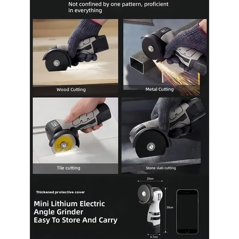 Discover the ultimate convenience and power with our Mini Angle Grinder, designed for both professionals and DIY enthusiasts.