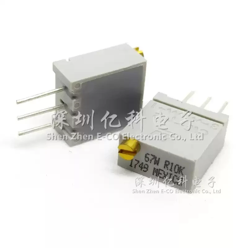 3pcs 67WR10KLF American BI precision multi turn adjustable resistor/potentiometer 67W R10K top adjustment 3296W