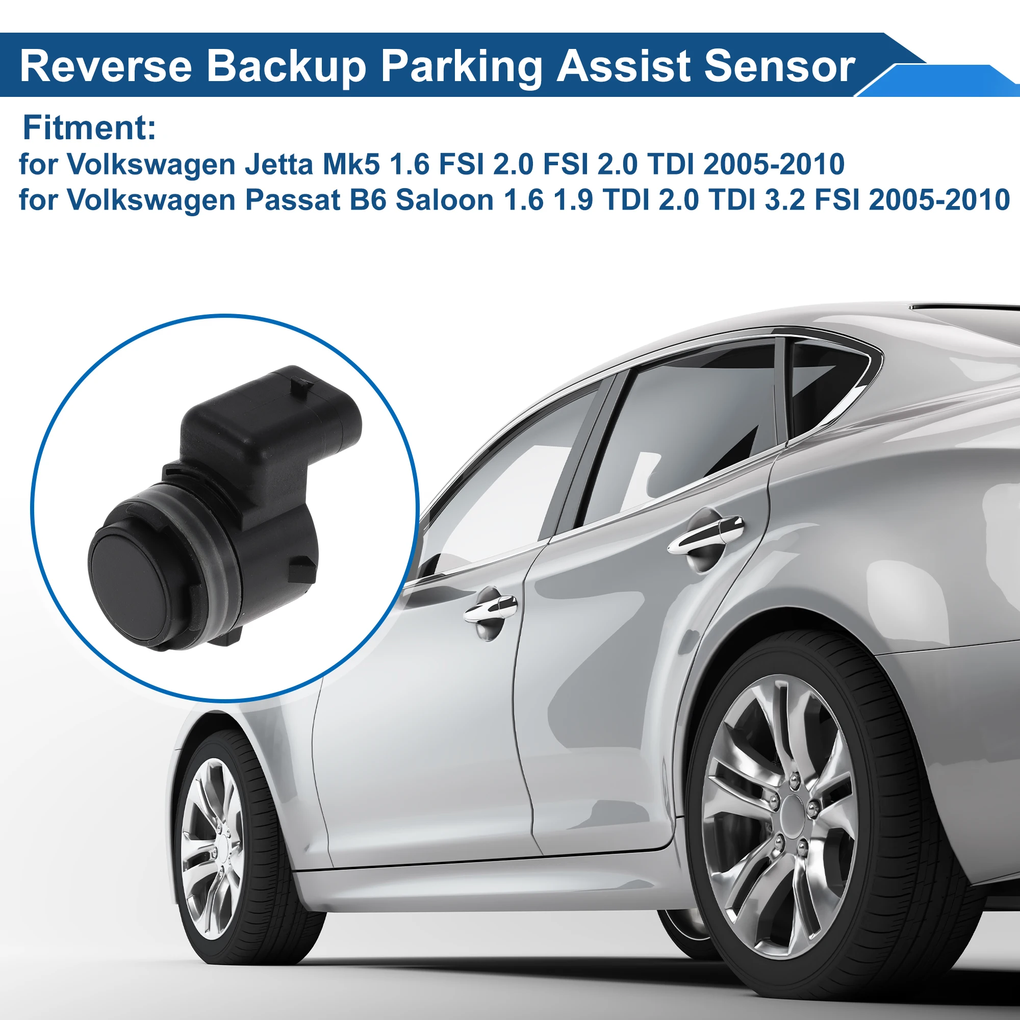 مستشعر ركن السيارة الاحتياطي العكسي UXCELL لسيارة Volkswagen Jetta Mk5 1.6 FSI