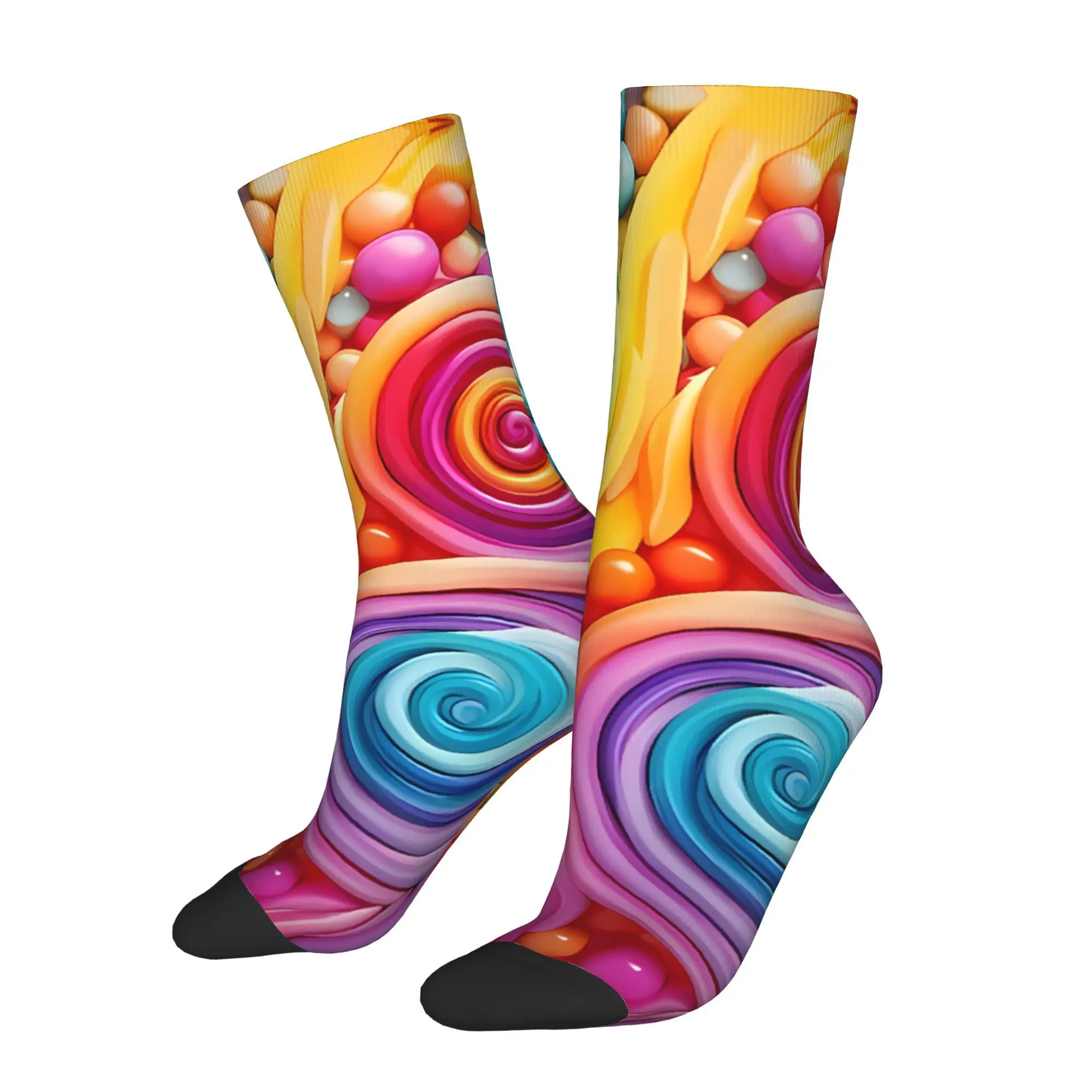 

Солодкие носки Color System, мужские и женские зимние чулки в стиле хип-хоп