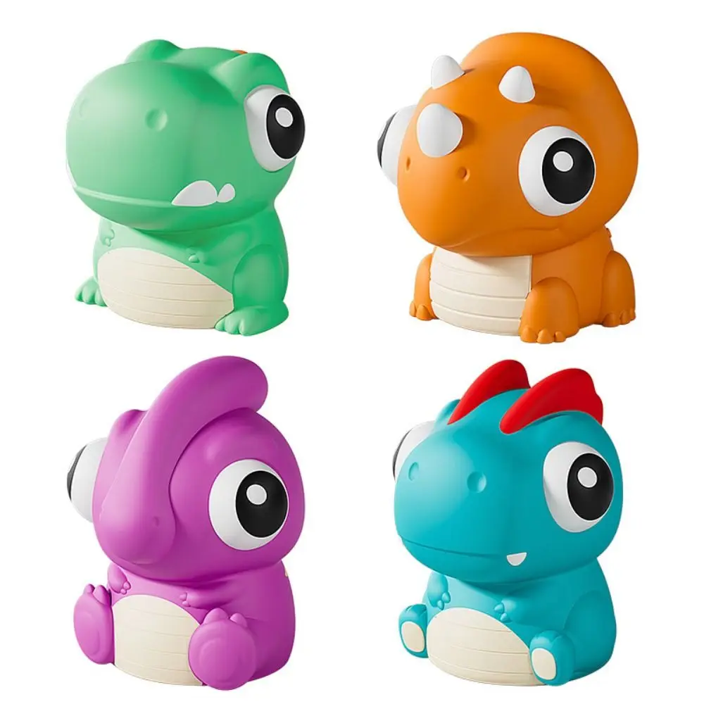 2pcs Tyrannosaurus Rex Burst Eye Squeeze Toy Frog TPR Cartoon Animal Fidget Toy Triceratops Creative Pinch Decompression Toy