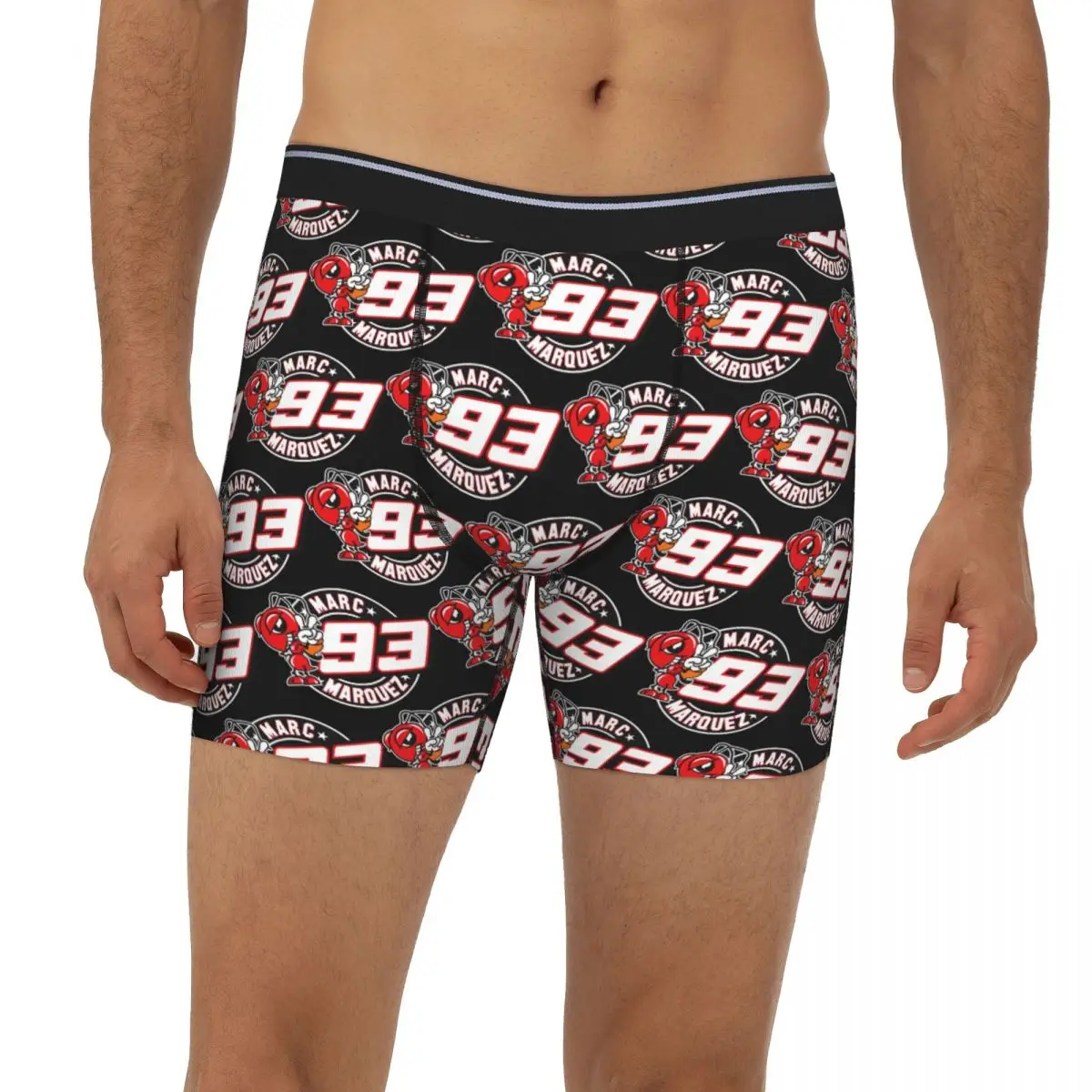 

Motorcycle Marc Marqueze 93 Long Boxer Underpants Short Men's Panties Comfortable Underwear for Homme Man Boyfriend Gifts