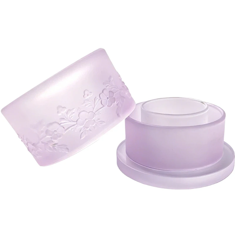 Transparent Glass Inkstone Multifunctional Ink Well Anti Evaporation Ink Stone Brush Washer Calligraphy Painting Chinese Tackle