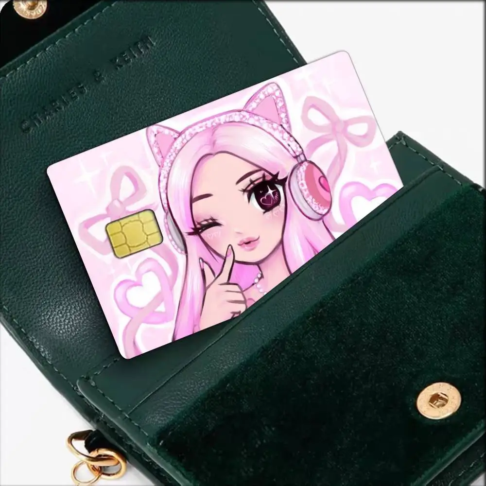 Leah Ashe  Waterproof Film Skin Cover Credit Card Stickers Debit Front Bank Bus Pass