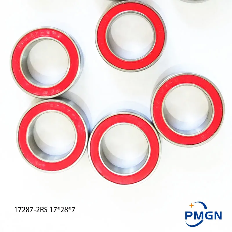 

10pcs/lot 17287-2RS MR17287 17287 17287RS GCR15 61902/17 Ball Bearing 17x28x7mm for Bike Wheels Bottom Bracket Repair Bearings