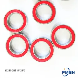 10pcs/lot 17287-2RS MR17287 17287 17287RS GCR15 61902/17 Ball Bearing 17x28x7mm for Bike Wheels Bottom Bracket Repair Bearings