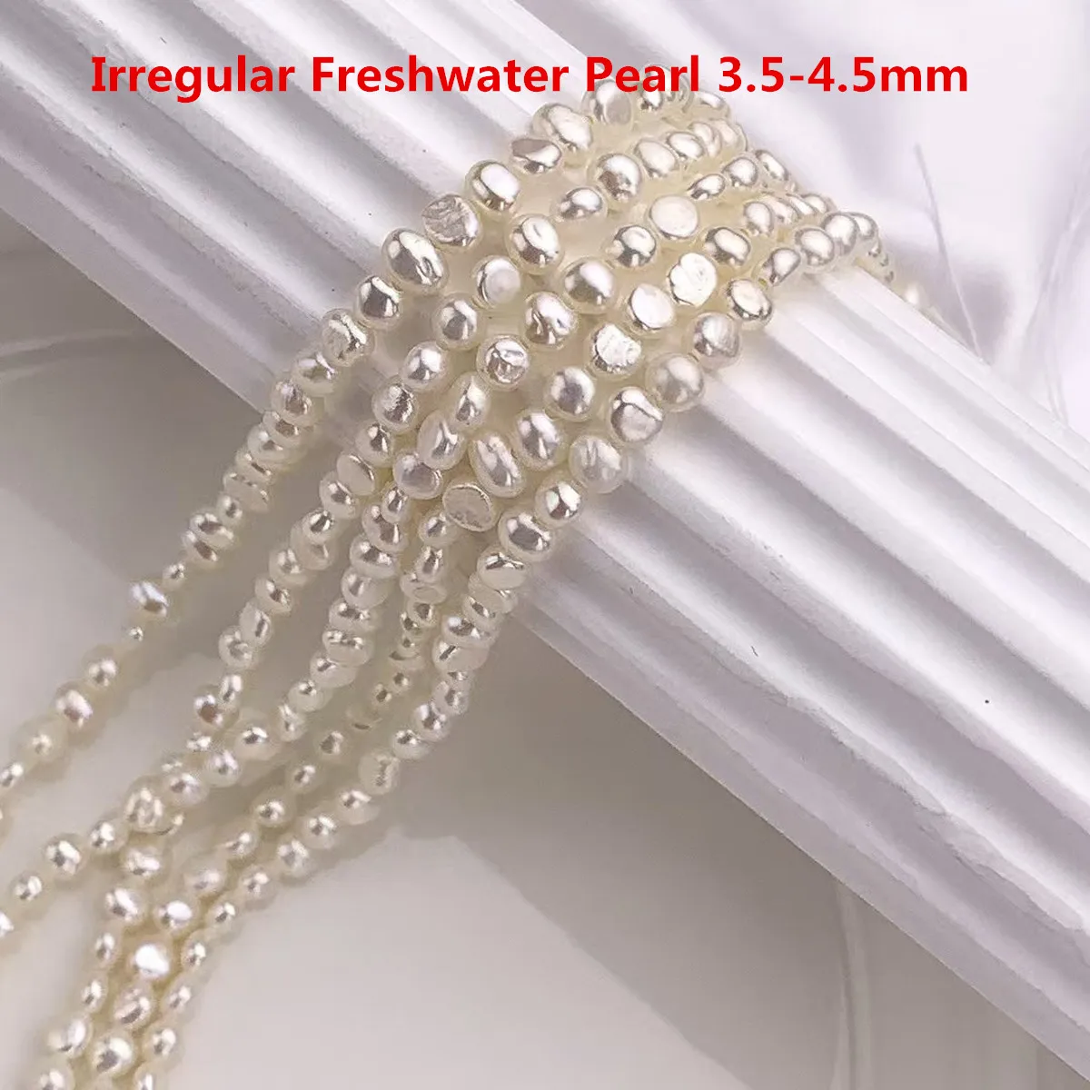 

AA Irregular Pearl Natural Freshwater Isolation Pearl 3.5-4.5mm For Jewelry Making DIY Necklace Earrings Bracelet Accessory