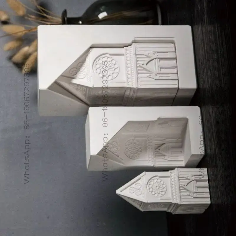 3251 Cement architectural model ornament Nordic creative home decoration personalized book desktop porch wine cabinet decoration