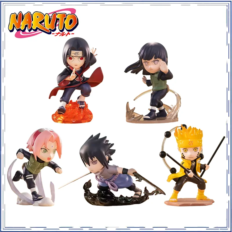 

NARUTO Action Figure Naruto Sakura Itachi Sasuke Kakashi Hinata Q-version Figure Brand New Genuine In Shelf