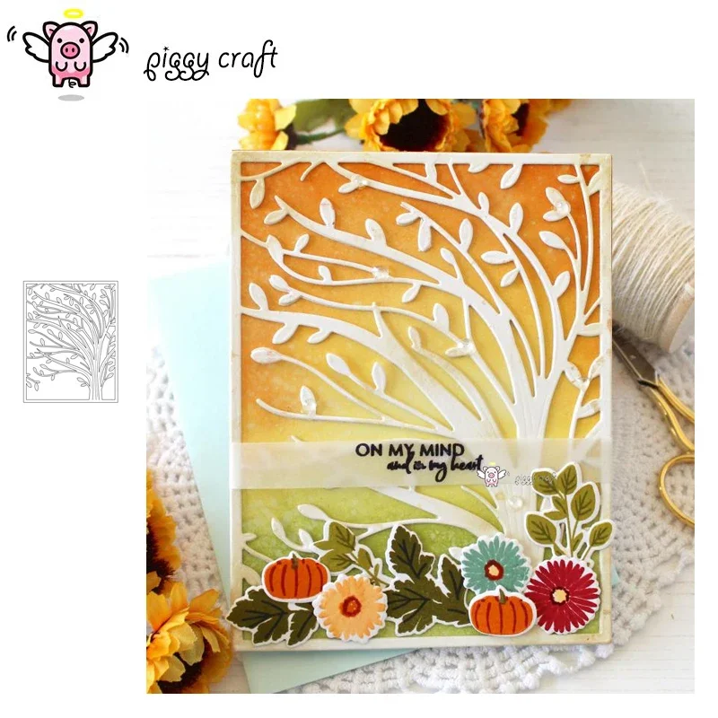 

Металлические вырубные формы Piggy Craft: шаблоны для вырезания, трафареты для скрапбукинга, ножи для бумаги, лезвия для вырубки, трафареты-вырубки в форме дерева и прямоугольной рамки