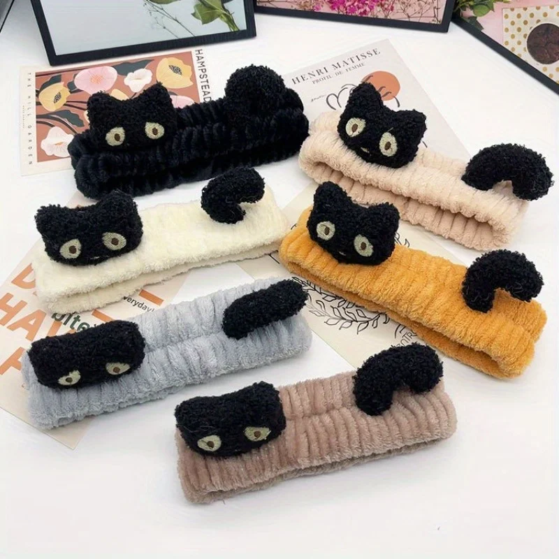 

2 шт. Японские и корейские милые резинки для волос в форме кошачьих ушек (резинки для волос в форме парового хлеба с кошачьими ушками), резинки для волос с бантом, резинки для волос для макияжа и укладки волос.