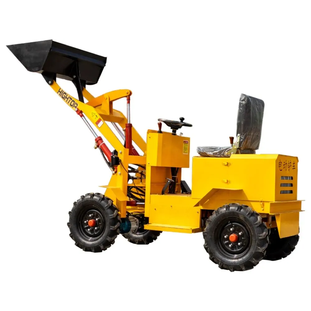 Front End Electric Micro Small Mini Wheel Loaders Household Forklift 500kg 600kg for Agricultural Breeding Farm Garden